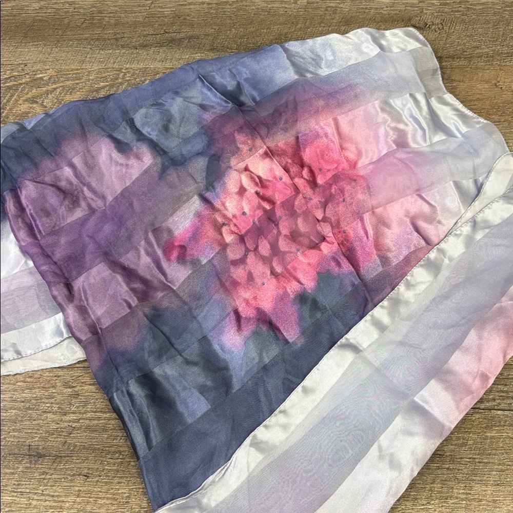 🌸 Nordstrom 100% Silk Floral Scarf NWT